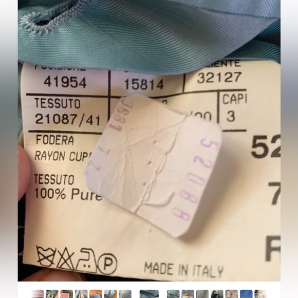 CANALI 100% New Wool Blue 2 Button Suit Sport Coat Blue 52R Italy 42R US 13220 - Picture 12 of 16